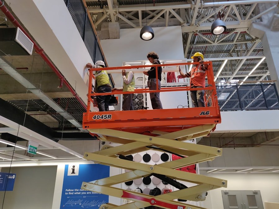 Photo Hoist Installation